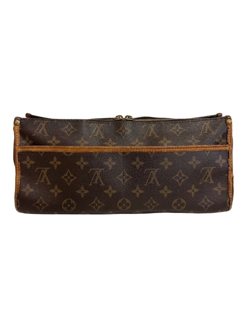 Louis Vuitton Popincourt Ron Monogram Shoulder Bag Brown Gold
